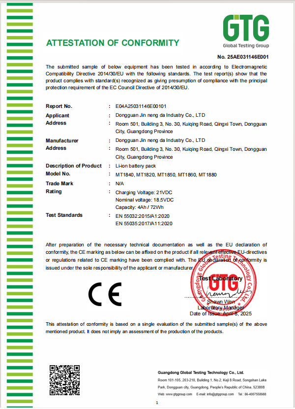 CE certificate