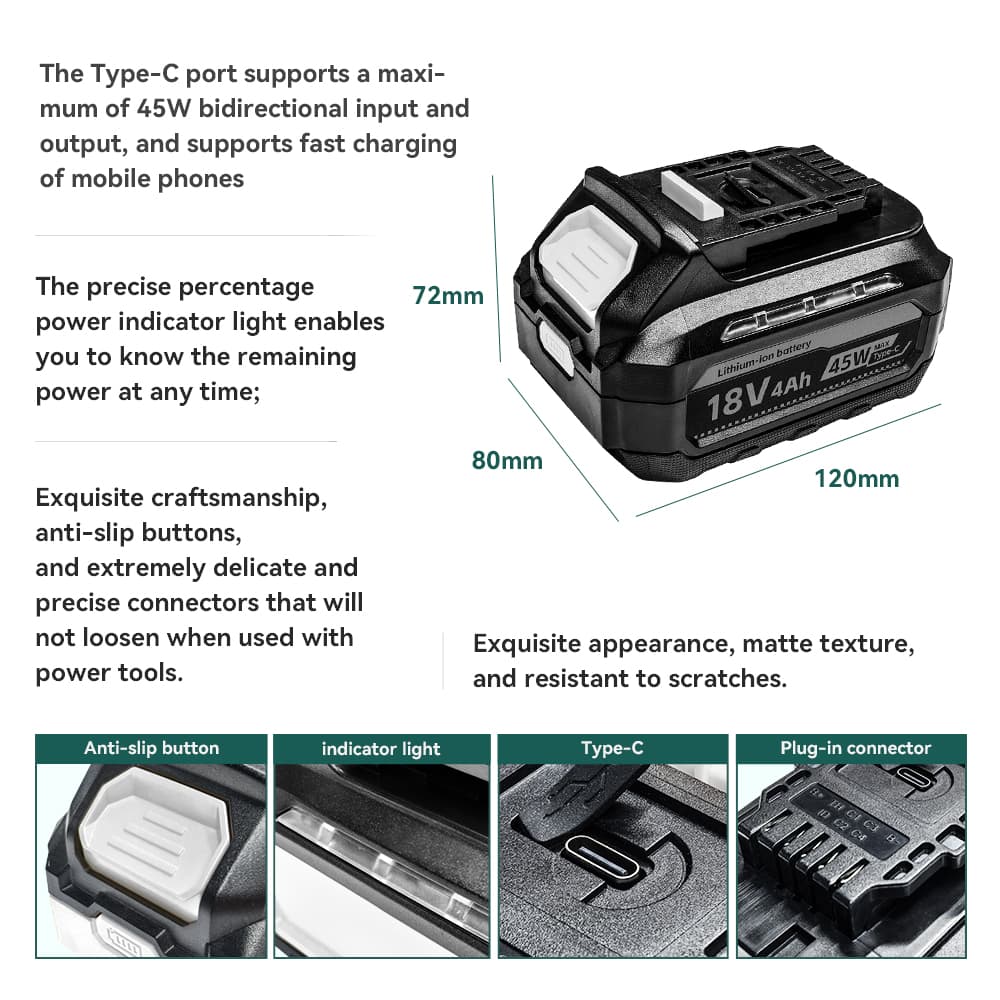 DeWalt 18V with Type-C 10