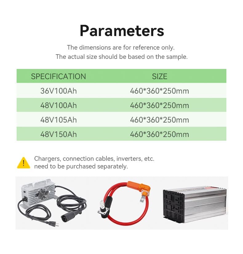 Golf Cart LiFePO4 36V/48V 6