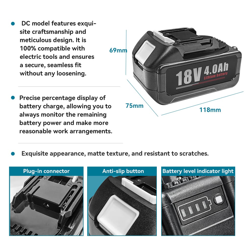Makita 18V DC (LTH Housing) 12