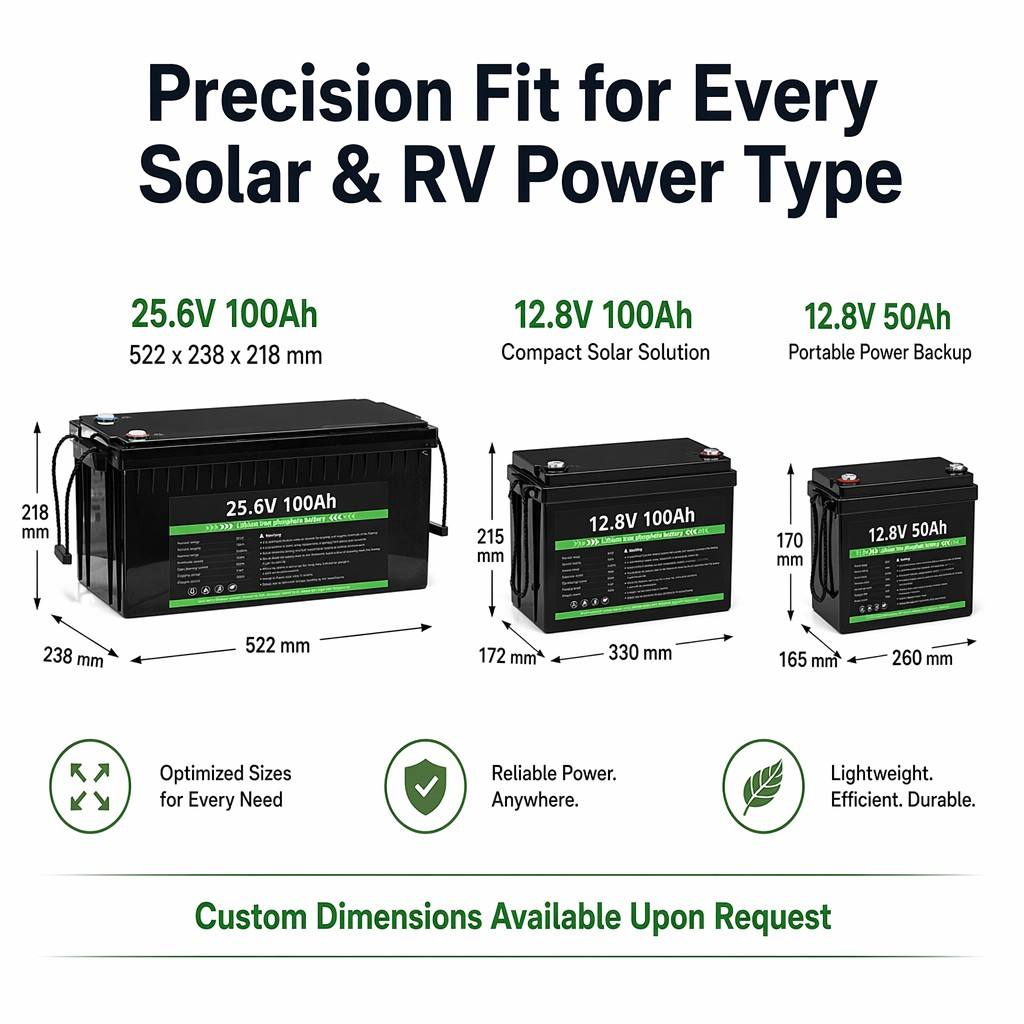 25.6V 100Ah 6