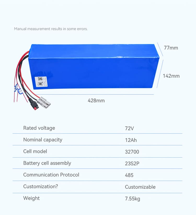 LiFePO4 48V-72V 7