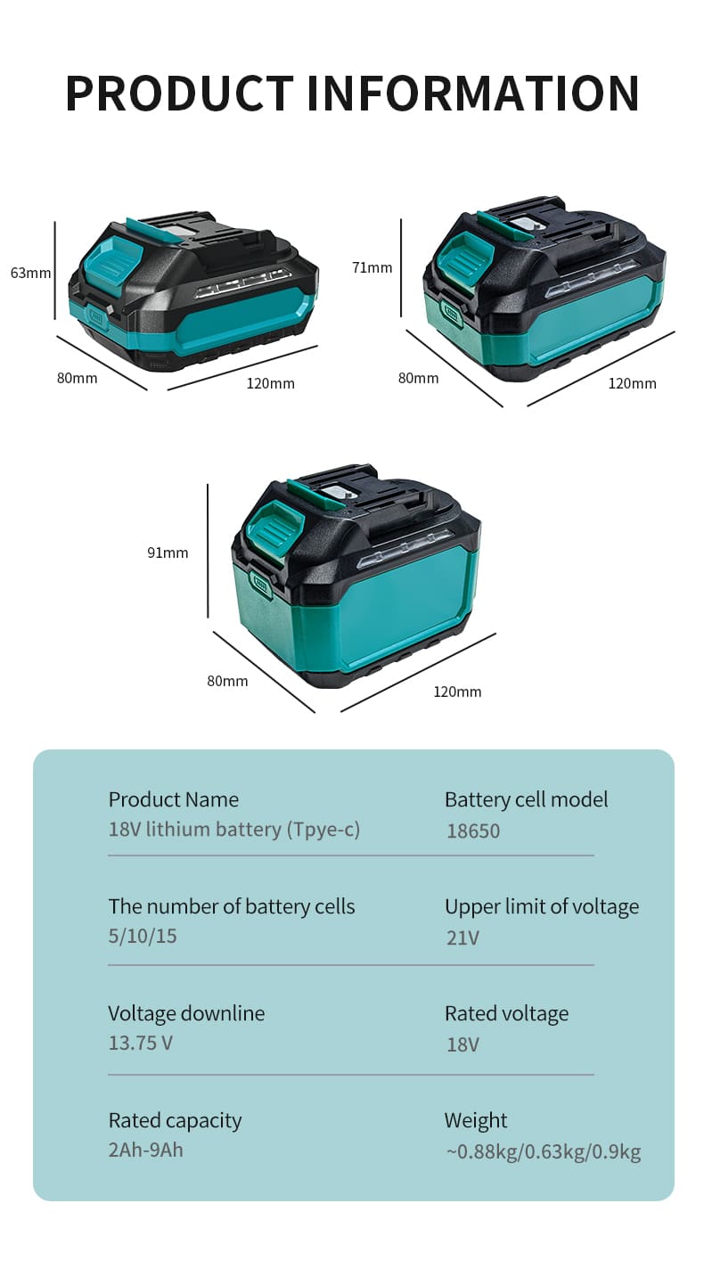Makita 18V 6Ah Type-C 8