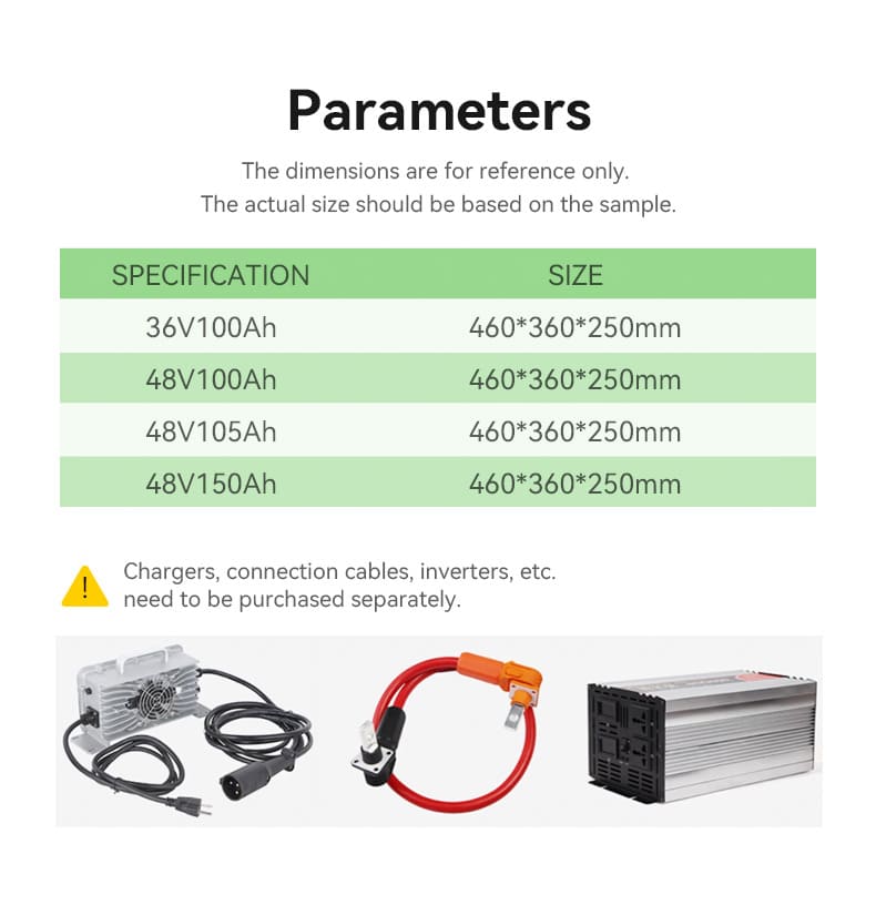 Golf Cart LiFePO4 36V/48V 6